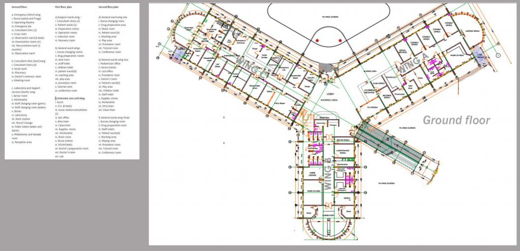 University Hospital Floor Plan